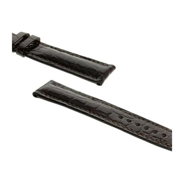 RIOS1931 Heritage - Alligator Leather Watch Strap (249) - Mocha - Image 3