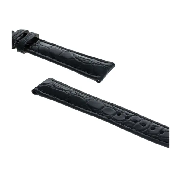 RIOS1931 Imperial - Alligator Leather Watch Strap (248) - Black - Image 3