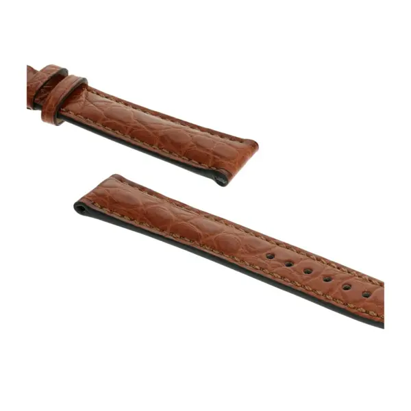 RIOS1931 Imperial - Alligator Leather Watch Strap (248) - Cognac - Image 3