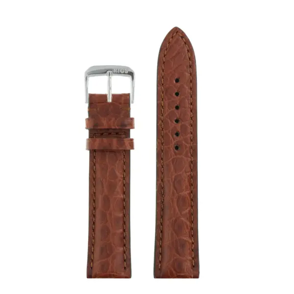 RIOS1931 Imperial - Alligator Leather Watch Strap (248) - Mahogany - Image 2