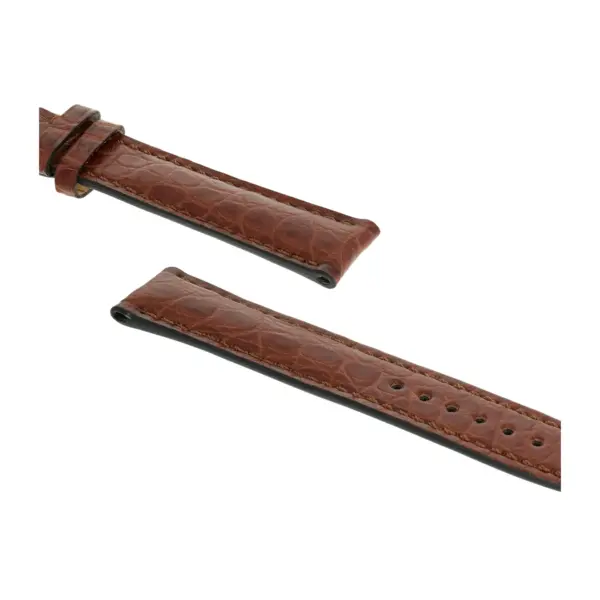 RIOS1931 Imperial - Alligator Leather Watch Strap (248) - Mahogany - Image 3