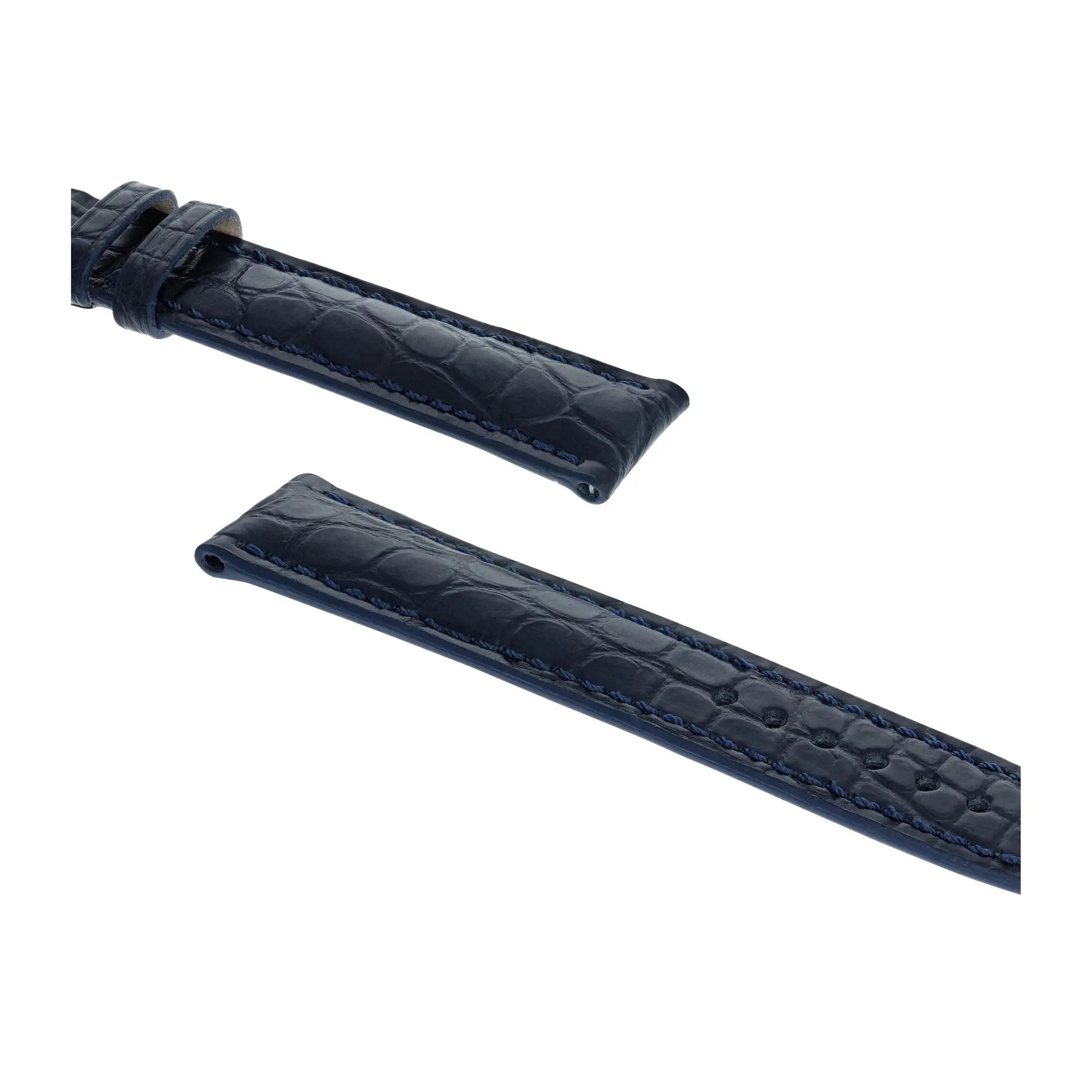 RIOS1931 Imperial - Alligator Leather Watch Strap (248) - Ocean Blue - Image 3