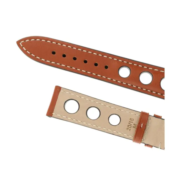 RIOS1931 Kaluga - Russia Leather Watch Strap (205) - Cognac - Image 4