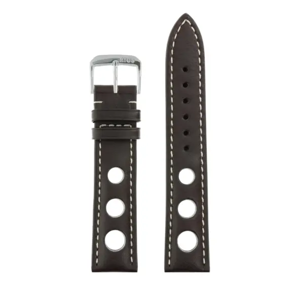 RIOS1931 Kaluga - Russia Leather Watch Strap (205) - Mocha - Image 2