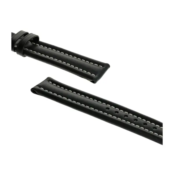 RIOS1931 Maranello - Calfskin Watch Strap (135) - Black - Image 3