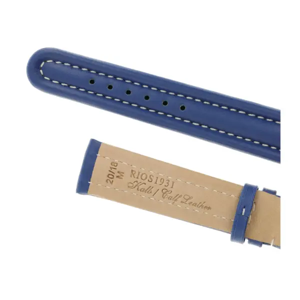 RIOS1931 Maranello - Calfskin Watch Strap (135) - Royal Blue - Image 4