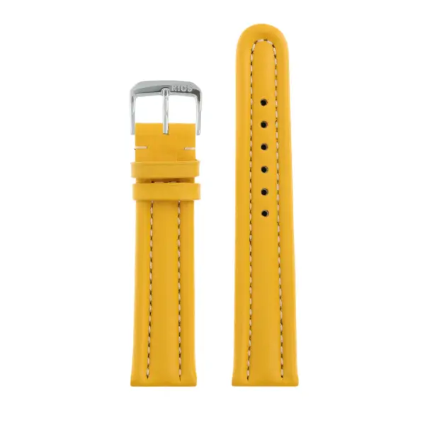 RIOS1931 Maranello - Calfskin Watch Strap (135) - Yellow - Image 2