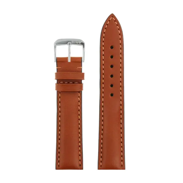 RIOS1931 Moscow - Russia Leather Watch Strap (200) - Cognac - Image 2