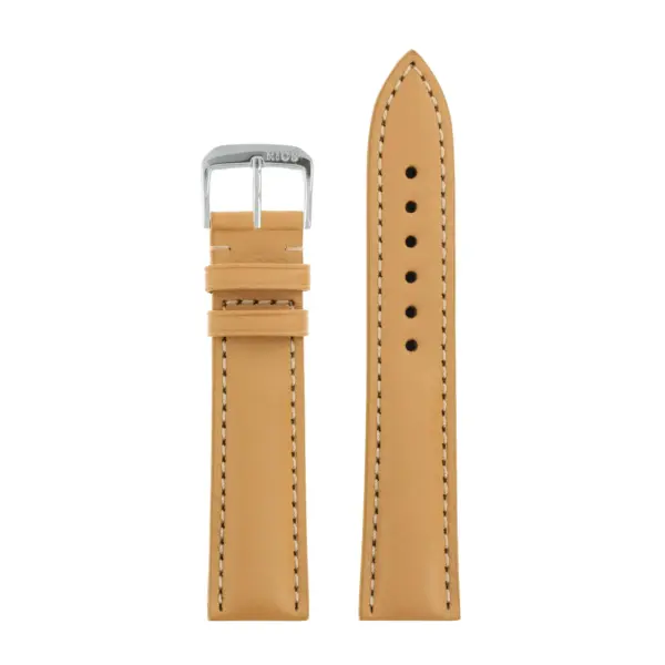 RIOS1931 Moscow - Russia Leather Watch Strap (200) - Sand - Image 2