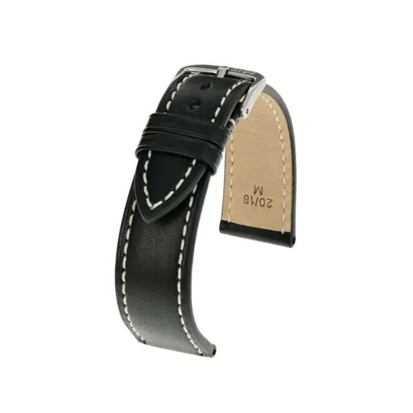 RIOS1931 Pensa - Russia Leather Watch Strap (203) - Black