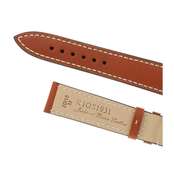 RIOS1931 Pensa - Russia Leather Watch Strap (203) - Cognac - Image 4