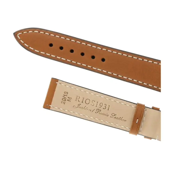 RIOS1931 Pensa - Russia Leather Watch Strap (203) - Honey - Image 4