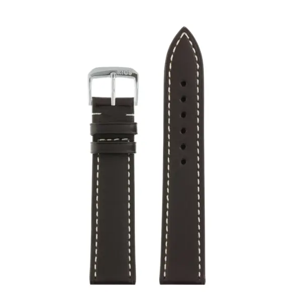 RIOS1931 Pensa - Russia Leather Watch Strap (203) - Mocha - Image 2