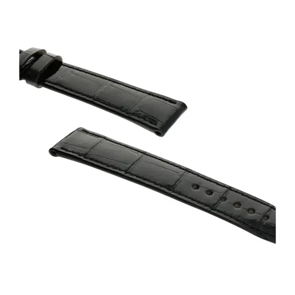 RIOS1931 Premier - Alligator Leather Watch Strap (273) - Black - Image 3