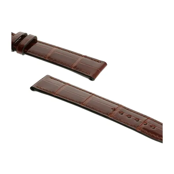 RIOS1931 Premier - Alligator Leather Watch Strap (273) - Mahogany - Image 3