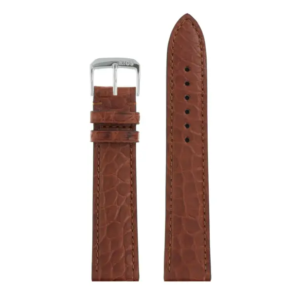 RIOS1931 Prestige - Alligator Leather Watch Strap (244) - Mahogany - Image 2