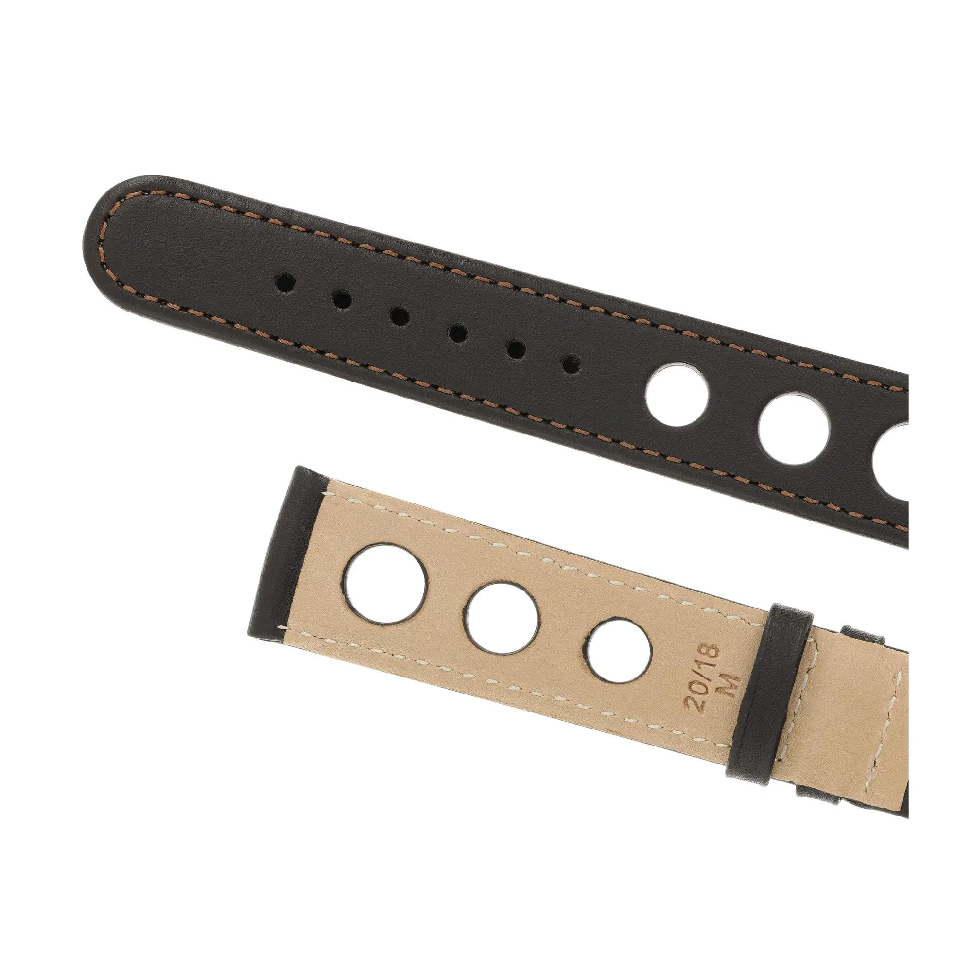 RIOS1931 Racing - Cowhide Watch Strap (21) - Mocha - Image 4