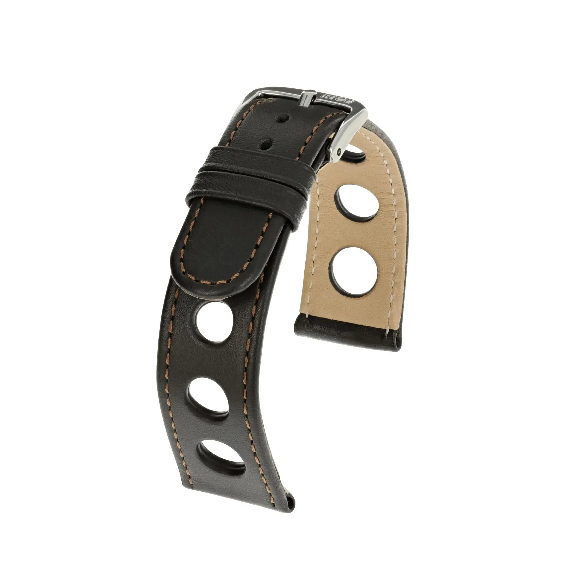 RIOS1931 Racing - Cowhide Watch Strap (21) - Mocha