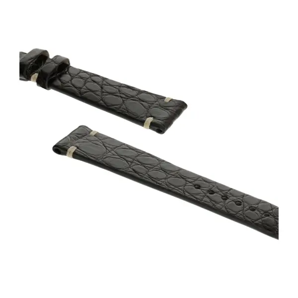 RIOS1931 Royal - Alligator Leather Watch Strap (241) - Mocha - Image 3