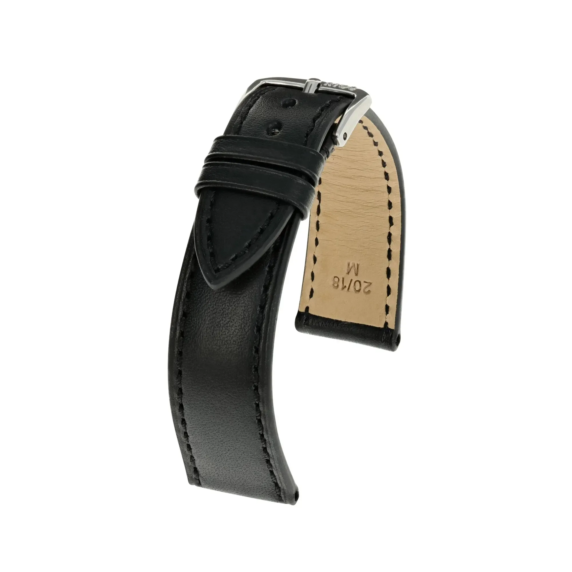 RIOS1931 Samara - Russia Leather Watch Strap (202) - Black