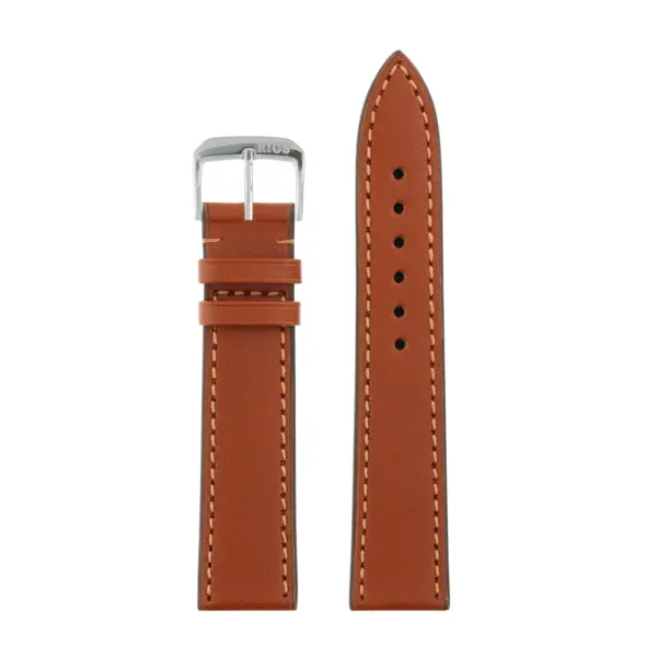 RIOS1931 Samara - Russia Leather Watch Strap (202) - Cognac - Image 2