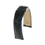 RIOS1931 Smart - Cowhide Watch Strap (44) - Black/Royal Blue