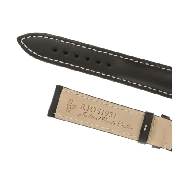 RIOS1931 St. Petersburg - Russia Leather Watch Strap (201) - Mocha - Image 4