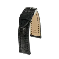 RIOS1931 Superior - Alligator Leather Watch Strap (252) - Black