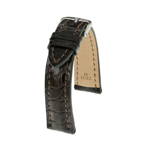 RIOS1931 Superior - Alligator Leather Watch Strap (252) - Mocha
