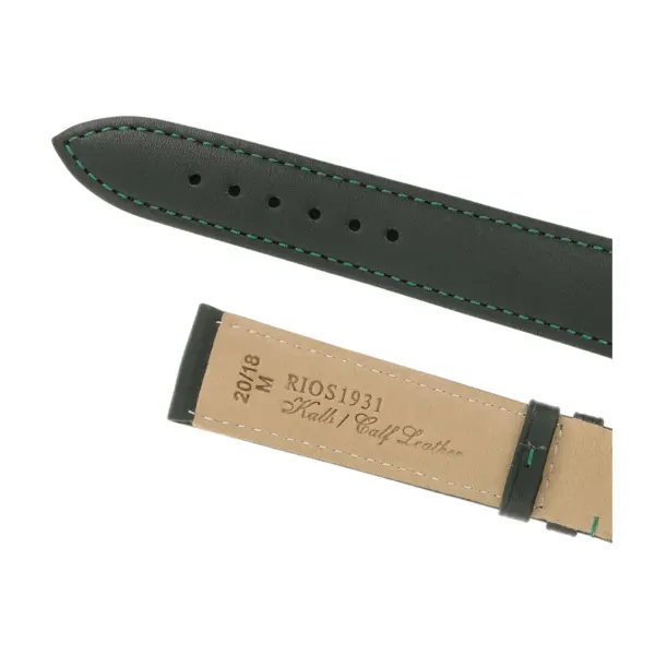 RIOS1931 Toscana - Calfskin Watch Strap (102) - Forest Green - Image 4