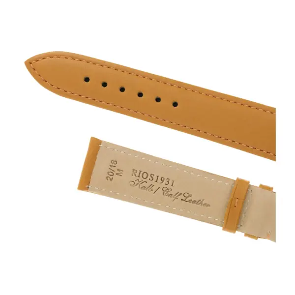 RIOS1931 Toscana - Calfskin Watch Strap (102) - Honey - Image 4