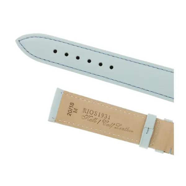 RIOS1931 Toscana - Calfskin Watch Strap (102) - Ice Blue - Image 4