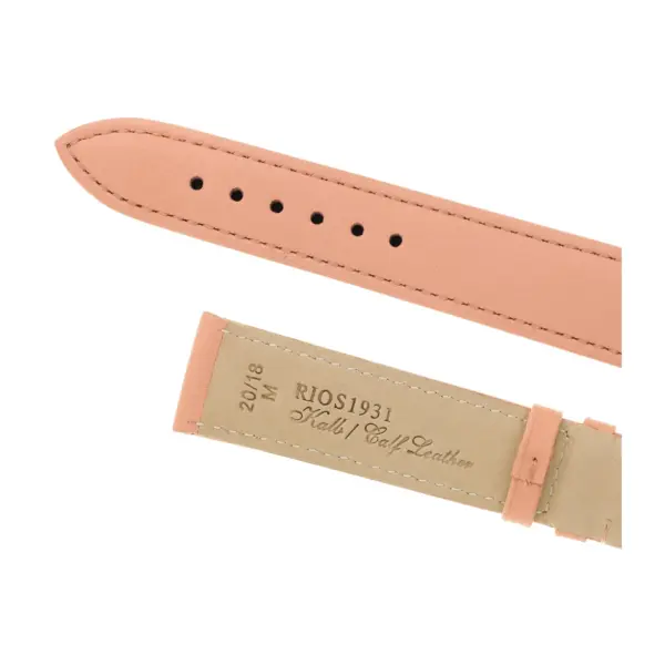 RIOS1931 Toscana - Calfskin Watch Strap (102) - Pale Pink - Image 4