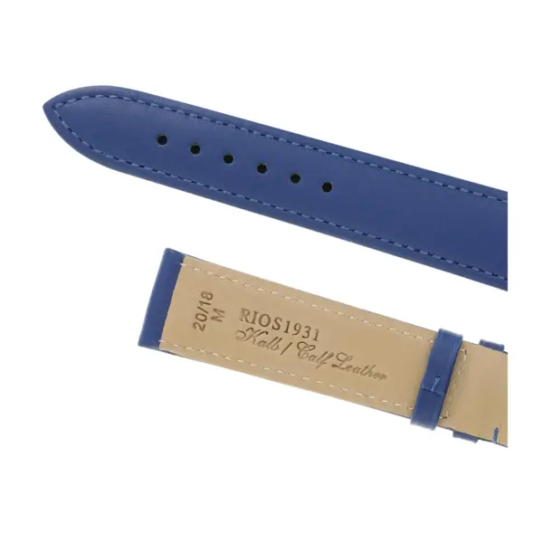 RIOS1931 Toscana - Calfskin Watch Strap (102) - Royal Blue - Image 4