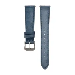 CHROONOO Suede Leather Watch Strap - Blue