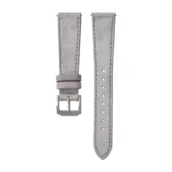 CHROONOO Suede Leather Watch Strap - Grey