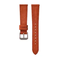 CHROONOO Suede Leather Watch Strap - Orange