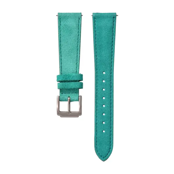 CHROONOO Suede Leather Watch Strap - Turquoise