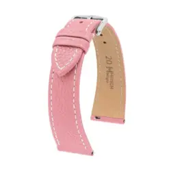 HIRSCH Bologna - Leather Watch Strap - Rose