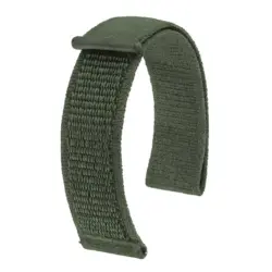 HIRSCH Vocem - Velcro Watch Strap - Green