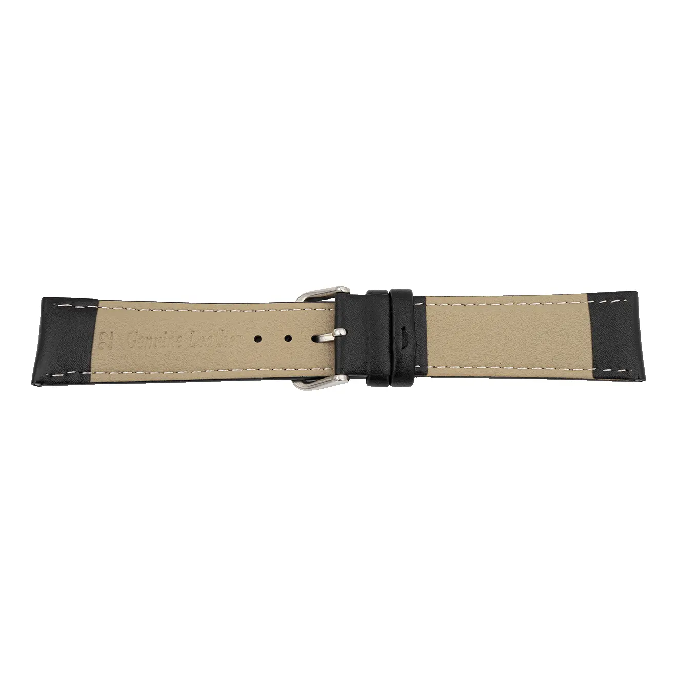 Pebro Leather Watch Strap (1156) - Black - Image 2