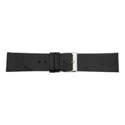 Pebro Premium Leather Watch Strap (1152) - XS - Black